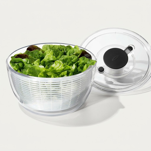 Runwayroguebeauty Professional Salad Spinner and Fruit Washer, Multi-function Fruit Cleaning Bowl with Strainer Colander, Large Vegetable Dryer for Kitchen Quick Wash and Dry